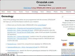 Sites similar to orszulak.com