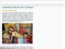 Sites similar to orthodoxe-kirche.eu