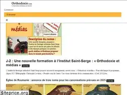 Sites similar to orthodoxie.com