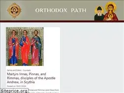 Sites similar to orthodoxpath.org