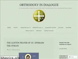 Sites similar to orthodoxyindialogue.com