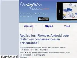 Sites similar to orthofolie.fr