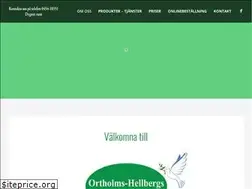 Sites similar to ortholms.se
