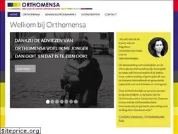 Sites similar to orthomensa.com