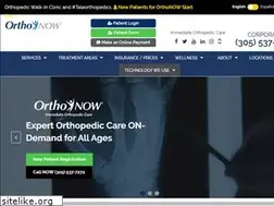 Sites similar to orthonowcare.com