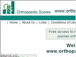 Sites similar to orthopaedicscore.com