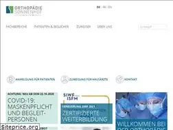 Sites similar to orthopaediesonnenhof.ch