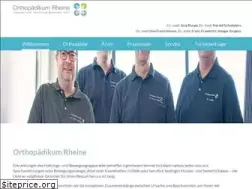 Sites similar to orthopaedikum-rheine.de