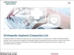 Sites similar to orthopedicimplants.info