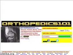 Sites similar to orthopedics101.com