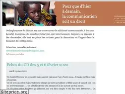 Sites similar to orthophonistesdumonde.fr