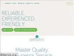 Sites similar to orthotek.net