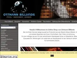 Sites similar to ortmann-billiards.com