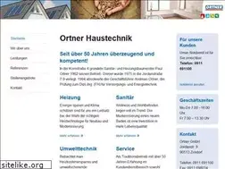 Sites similar to ortner-haustechnik.de