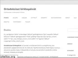 Sites similar to ortodoksisetkirkkopaivat.fi