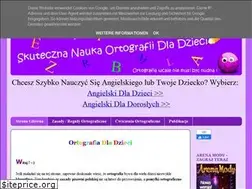 Sites similar to ortografia-dla-dzieci.blogspot.com