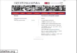 Sites similar to ortopedska-klinika.si