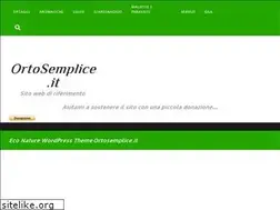 Sites similar to ortosemplice.it