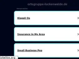Sites similar to ortsgruppe-luckenwalde.de