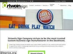Sites similar to ortweinsign.com