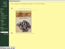 Sites similar to orvosinyelv.hu