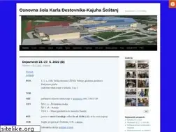 Sites similar to os-sostanj.si