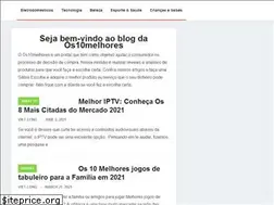 Sites similar to os10melhores.net