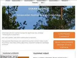 Sites similar to osaansuomea.fi