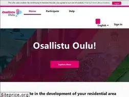Sites similar to osallistu.ouka.fi