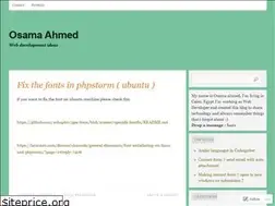 Sites similar to osamaahmedattia.wordpress.com