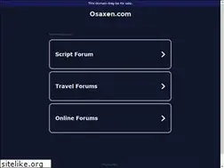 Sites similar to osaxen.com