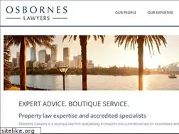 Sites similar to osborneslawyers.com.au
