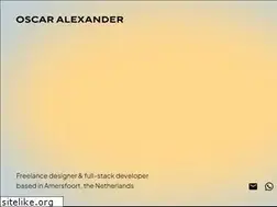 Sites similar to oscaralexander.com