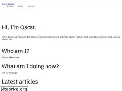 Sites similar to oscaralsing.com
