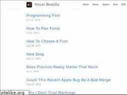 Sites similar to oscarbonilla.com