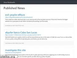 Sites similar to oscarbookmarks.win