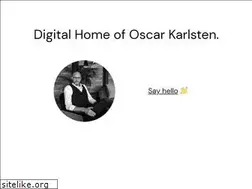 Sites similar to oscarkarlsten.com