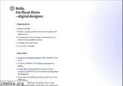 Sites similar to oscarotero.com