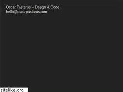 Sites similar to oscarpastarus.com