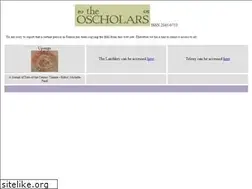Sites similar to oscholars.com