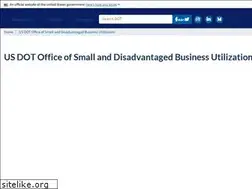 Sites similar to osdbu.dot.gov