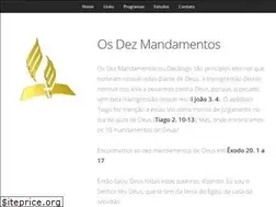Sites similar to osdezmandamentos.com.br