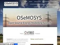 Sites similar to osemosys.org