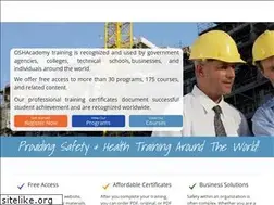 Sites similar to oshacademy.com