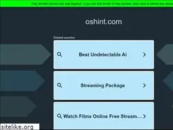 Sites similar to oshint.com