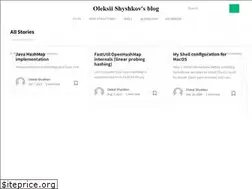 Sites similar to oshyshkov.com