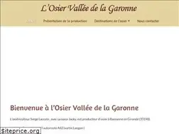 Sites similar to osiervalleedelagaronne.fr