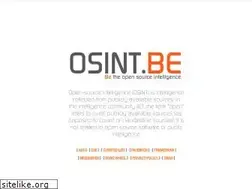 Sites similar to osint.be
