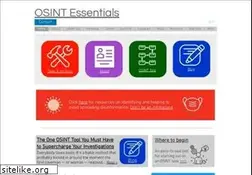 Sites similar to osintessentials.com