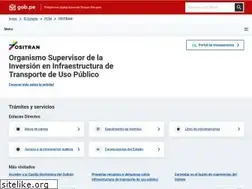 Sites similar to ositran.gob.pe